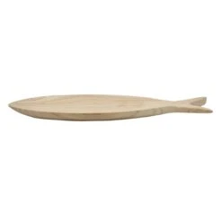 Ty Pennington Fish Shaped Wood Tray, 23"