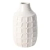 Ty Pennington Ivory Windowpane Ceramic Vase, 8" -Best Decoration Store ty pennington ivory windowpane ceramic vase 8