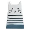 White Ceramic Cat Money Bank, 7.5" -Best Decoration Store white ceramic cat money bank 7.5