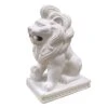 White Ceramic Lion, 7" -Best Decoration Store white ceramic lion 7