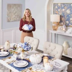 Best Decoration Store 24 White Textured Ginger Ceramic Jar, 13"