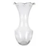 Willow Crossley Clear Glass Pie Crust Vase, 21.5" 2 Willow Crossley Clear Glass Pie Crust Vase, 21.5" -Best Decoration Store willow crossley clear glass pie crust vase 21.5