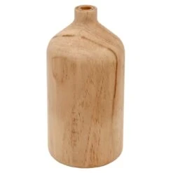 Wooden Vase, 9"